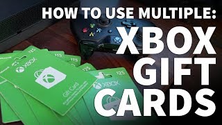 How to Use Multiple Xbox Gift Cards to Buy Xbox Games - Can You Redeem Multiple Xbox Gift Cards