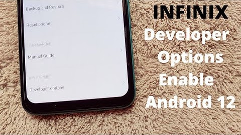 How To Enable Developer Mode Infinix Android 12 | Infinix Note 12 Developer Turn On