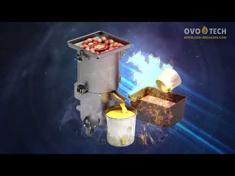 UDTJ-10 centrifugal egg cracker by OVO-TECH