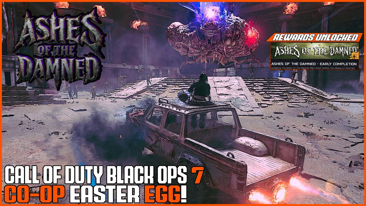 Ashes of the Damned Co-op Easter Egg! Call Of Duty: Black Ops 7 Zombies ...