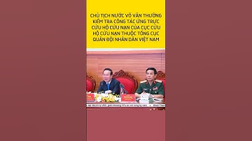 Chủ tịch nước làm việc với Cục cứu hộ - cứu nạn QĐND Việt Nam
