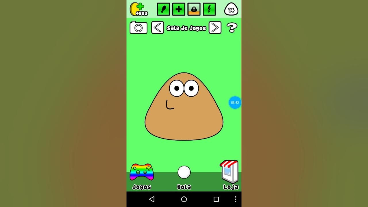 jogando Pou #2 olhem a descrição - YouTube
