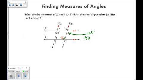 3-2 Properties of Parallel Lines 2013