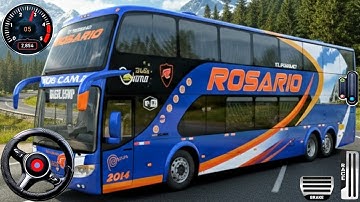 Real Offroad Bus Simulator Game - Bus Driving 3D - Bus Game Andriod Gameplay