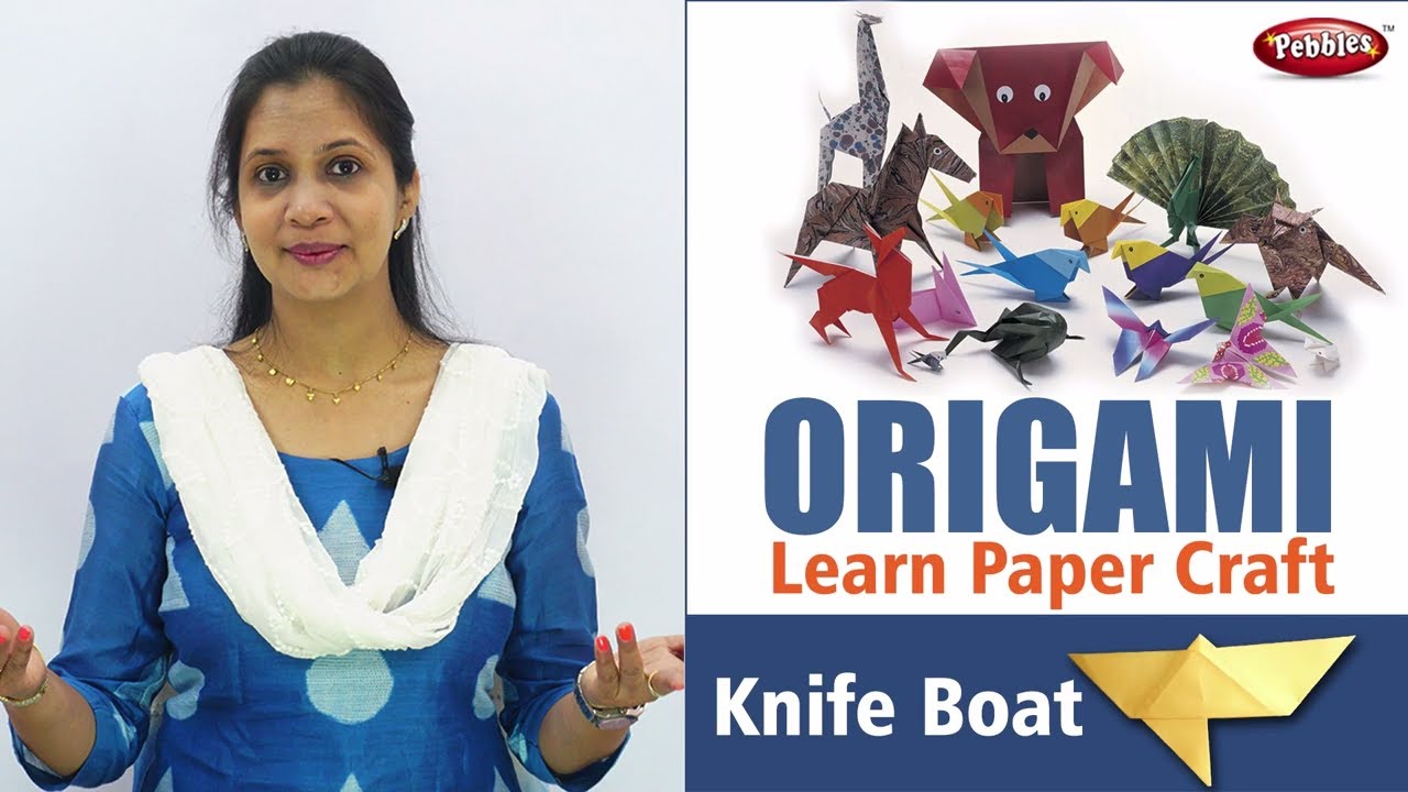 Origami Knife Boat  || Origami for Kids || Live Teaching Origami Paper Craft || Hindi  Video