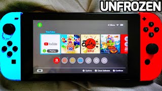 how to restart nintendo switch when frozen