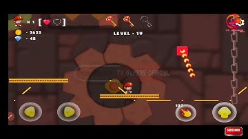 Game Super Mano Bros Jungle World Level 19 Three keys Walkthrough