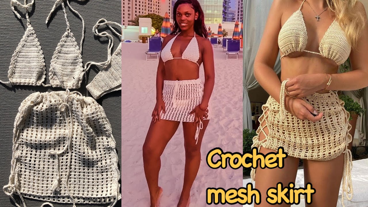 HOW TO CROCHET THE FASHIONNOVA COVER UP SKIRT 