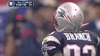 Deion Branch Big 3rd Down Catch Super Bowl XXXVIII (2003)