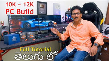 10K to 12K Rupees Super Budget PC Build with Full Tutorial in Telugu... 🔥