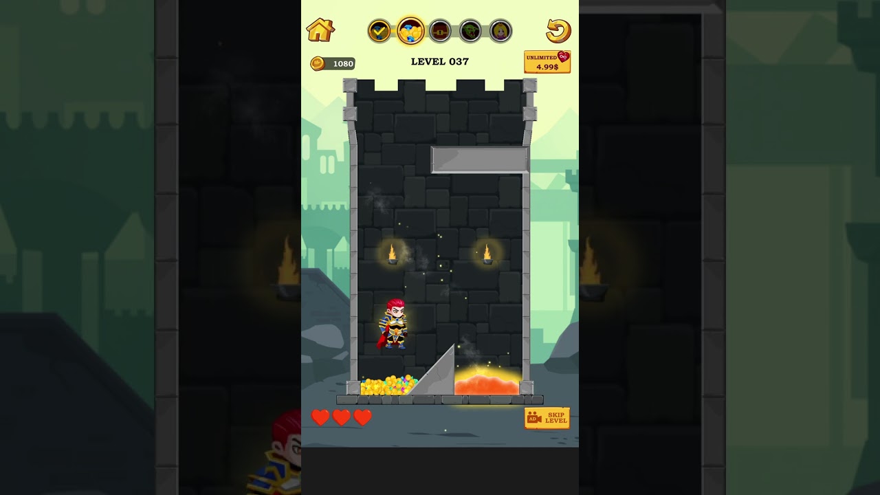 Hero Rescue Level 37 