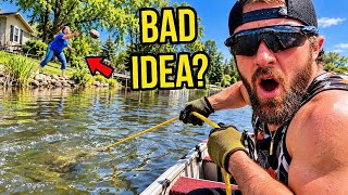 She Threw Rocks at Me for Magnet Fishing… So I Went Back