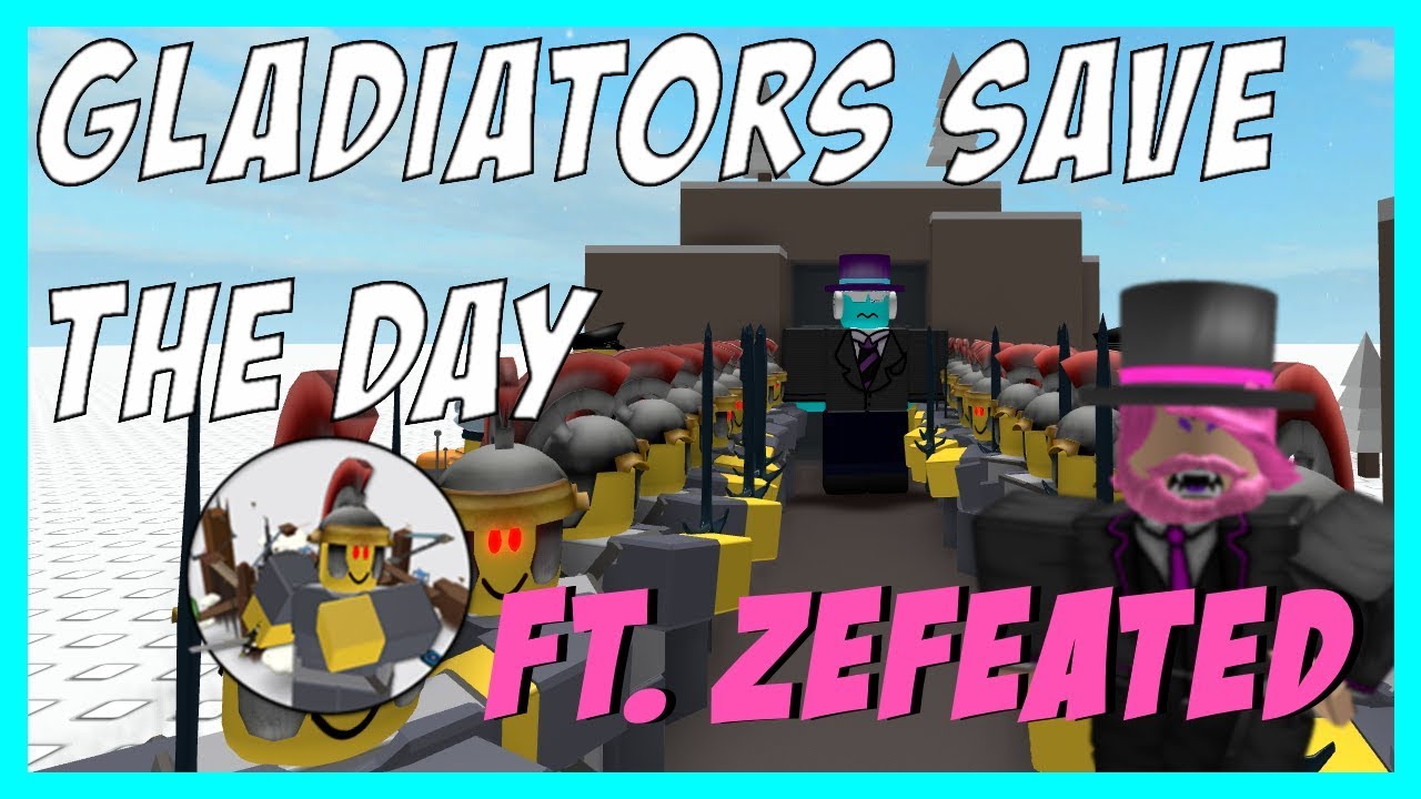 Gladiator Tower Is Too Powerful Tower Defense Simulator Ft Zefeated Youtube - roblox tower defense simulator get lots of robux on roblox