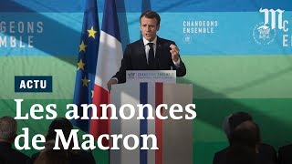 Transition énergétique : Macron annonce ses mesures