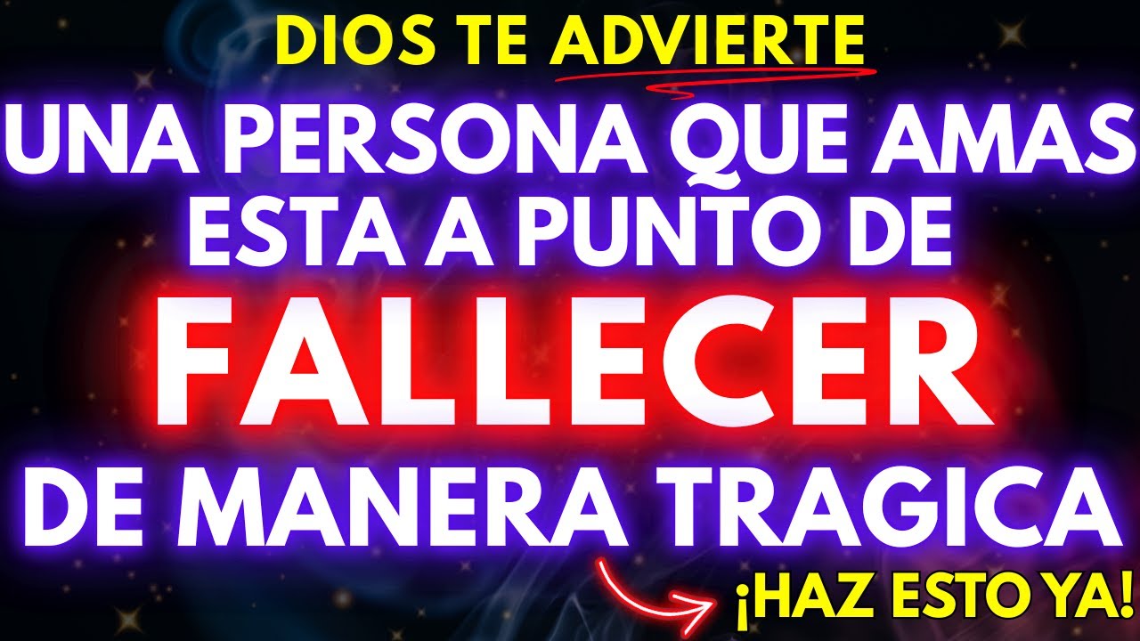 SOLO TÚ PUEDES SALVAR LA VIDA DE ESTA PERSONA ¡ES URGENTE!MENSAJE DE DIOS👼DIOS DICE👼MENSAJE DE LO