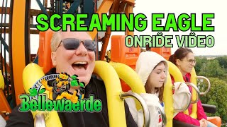 SCREAMING Eagle (Huss Shot n Drop @ Bellewaerde Park)