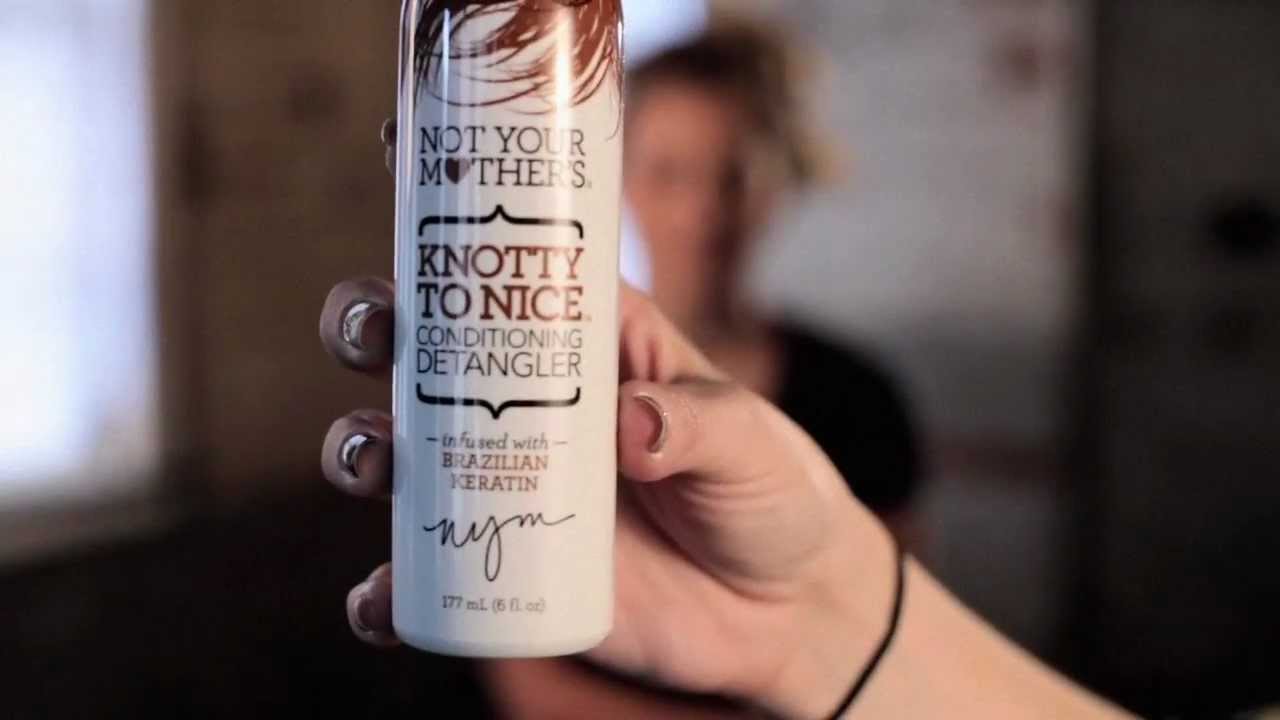 Not Your Mothers Knotty to Nice Conditioning Detangler how to use i