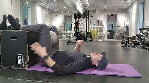 躺姿骨盆後轉練習