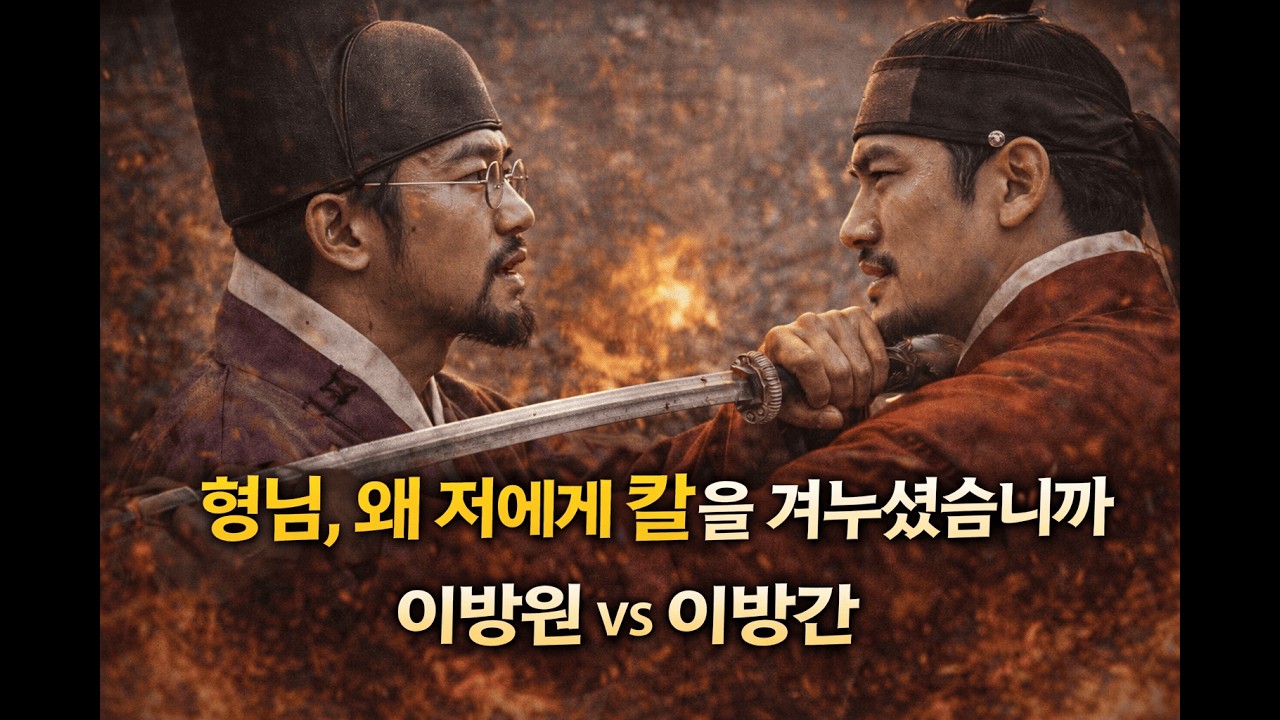 [역사다큐] 조선 왕조의 잔혹한 동화 : 이방원 vs 이방간, 왕좌를 향한 형제의 마지막 핏빛 대결