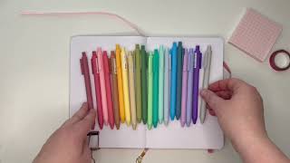 Swatching & Review of Kaco Pure Gel Pens screenshot 2