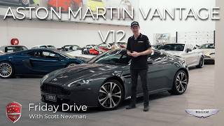 The Incredible Aston Martin V12 Vantage S! - Friday Drive With Scott Newman