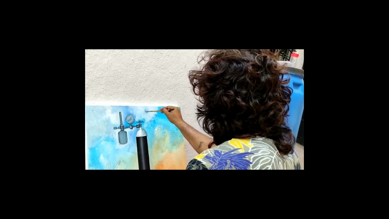 Today's Reality 😟 Art by International Artist Sachin Kharat, Solapur, INDIA