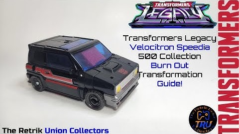 Transformers Legacy Velocitron Speedia 500 Collection Burn Out Transformation Guide!