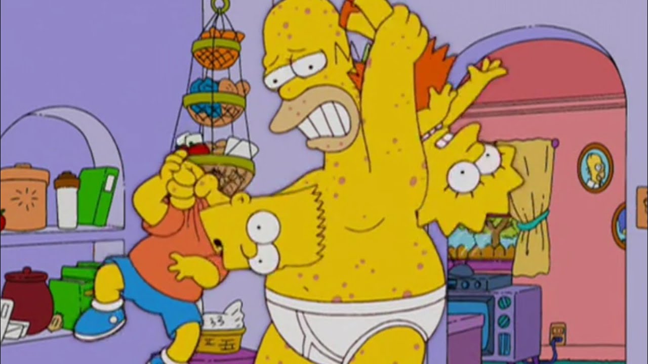 Гомер с обезьяной в голове картинки