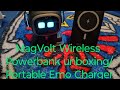 MagVolt Wireless powerbank unboxing/portable Emo charger #magvolt #wireless #powerbank #emorobot 
