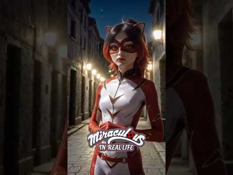 What If Miraculous Ladybug Was Real? The Transformation Is Stunning 💥🐾#livingcartoon #ladybug