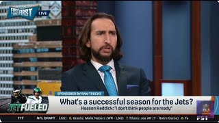 First Things First | Nick Wright BLASTS Broussard Over Aaron Rodgers And The New York Jets | NFL