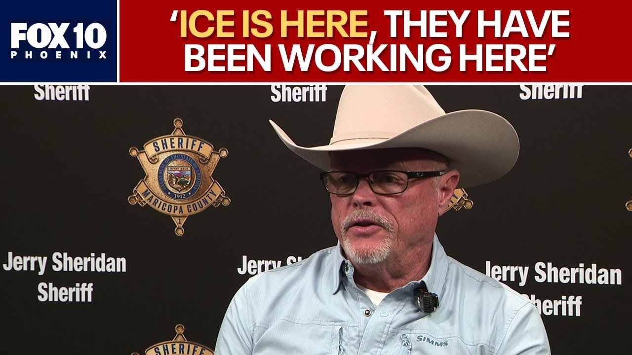 ICE agents, violent protesters both subject to arrest, Sheriff Sheridan says | FOX 10 Phoenix