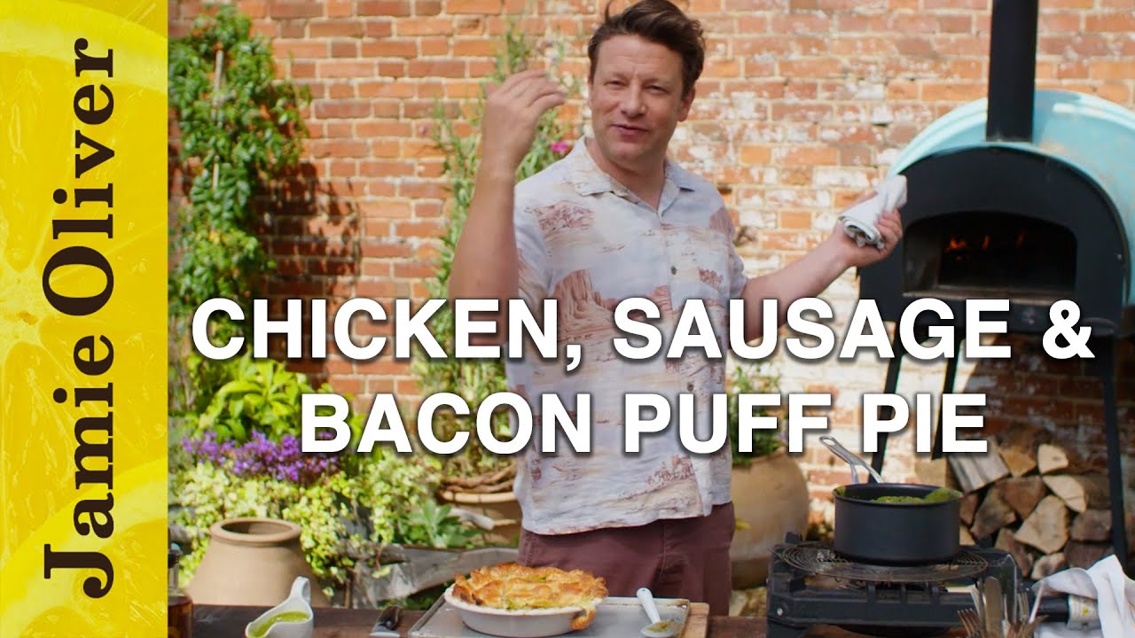 Chicken, Sausage & Bacon Puff Pie | Jamie Oliver