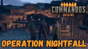 Commandos Origins: OPERATION NIGHTFALL Mission - All Collectibles Walkthrough Guide No Commentary 🪖