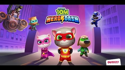 Talking Tom Hero Dash Walkthrough Gameplay Part 2 - Super Tom (iOS, Android)