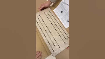 Unboxing Agrob Buchtal Wiesbaden Style ceramic overflow grating for pool channel