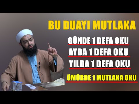 BU DUAYI HİÇ OLMAZSA ÖMÜRDE 1 DEFA OKUYALIM ! Celil Tokmak Hoca