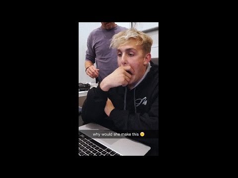 Jake Paul REACTS to FULL Diss Track from ALISSA VIOLET and Ricegum (Snapchat Stories)