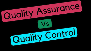 Quality Assurance vs Quality Control / QA vs QC