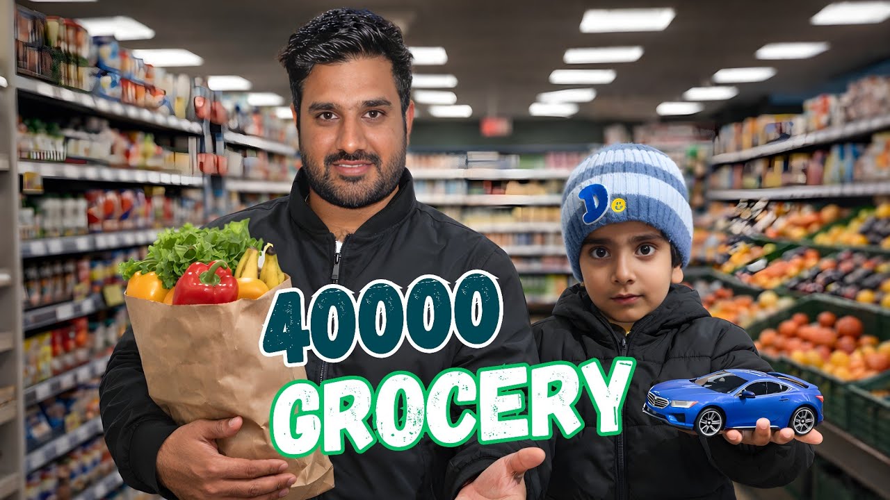 I Spent 40,000 on GROCERIES with My Son!