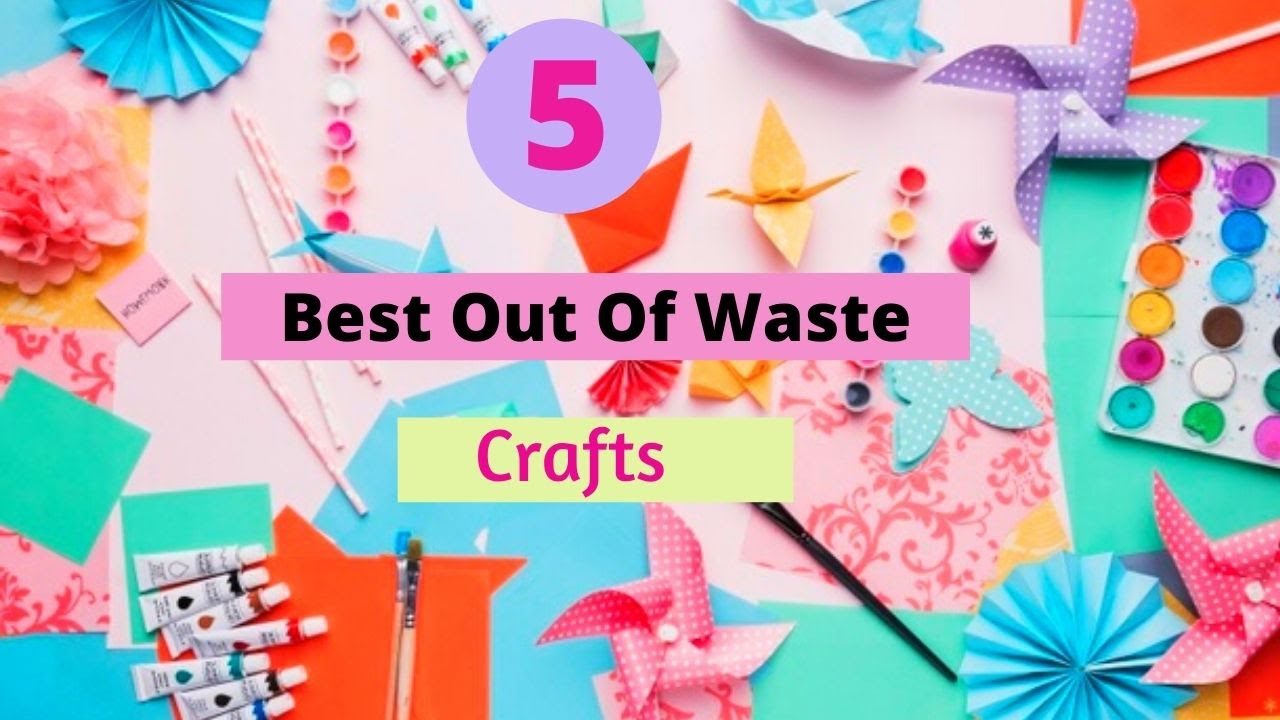 5 Best Out Of Waste Crafts / Easy DIY Home Decors Ideas