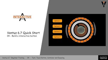 Ventuz Quick Start Tutorial - 04 - Build an interactive button