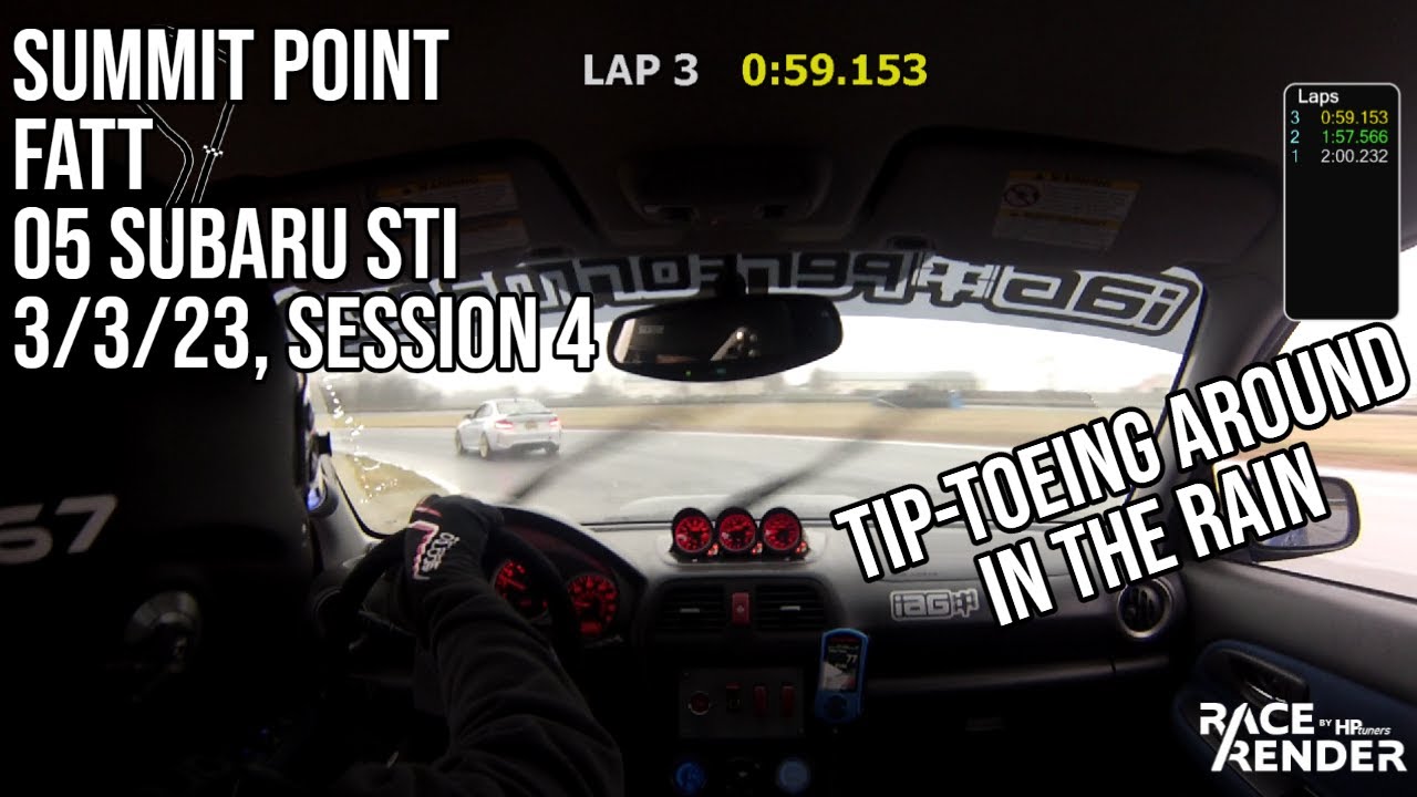 Summit Point FATT HPDE 3/3/23 Group 2, Session 4 05 STi Summit