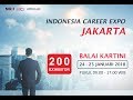 Job Fair Jakarta 24 - 25 Januari 2018