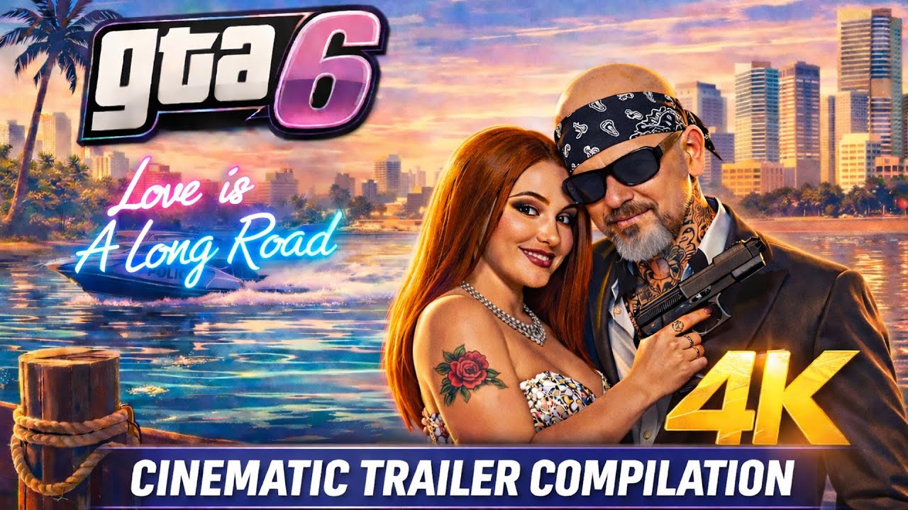 GTA VI – Love Is a Long Road (Theme Rework) | 4k Cinematic Trailer Compilation