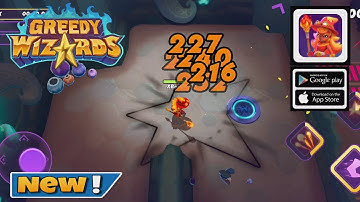 Greedy Wizards Speed Dungeon Gameplay New Rpg multiplayer  Game for Android/ios 2024