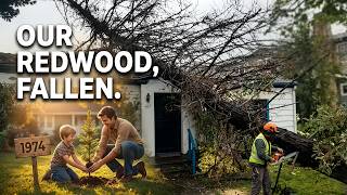After 47 Years, Our Redwood Tree Fell In A Storm Heres The Story