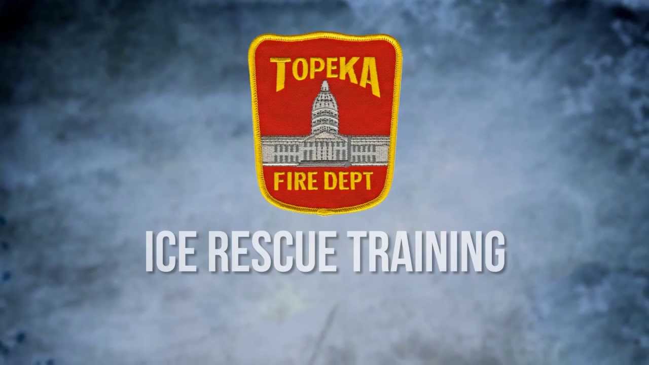Topeka Fire Department - Ice Rescue Training - YouTube