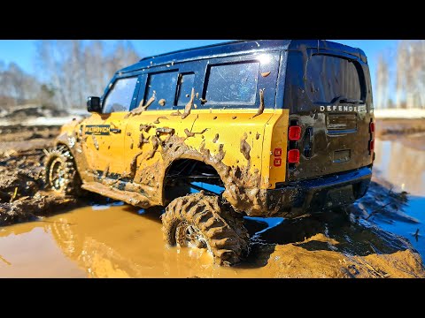 The Ultimate RC Off-Road Challenge Unstoppable Land Rover Defender Traxxas TRX4