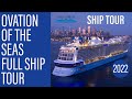 Ovation of the seas full ship tour 2022 bottom to top walkthrough and explanation